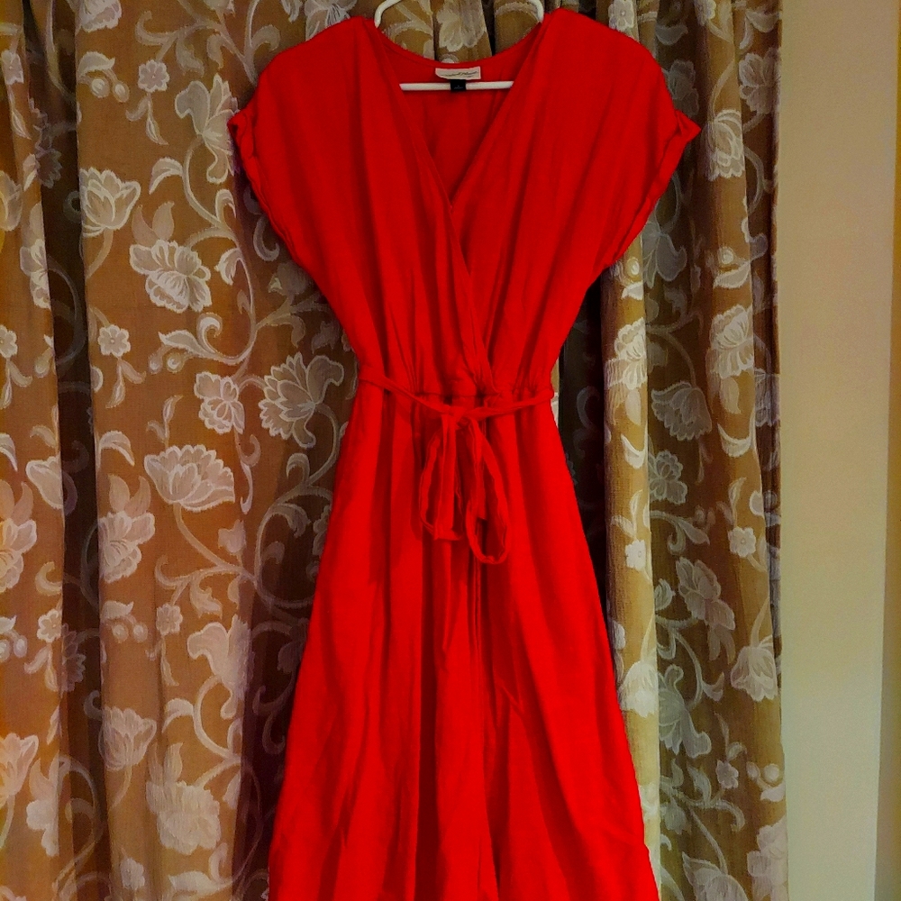 Red sundress